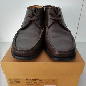 Tod's Dark Brown Leather Men's Ankle Boots 7 9